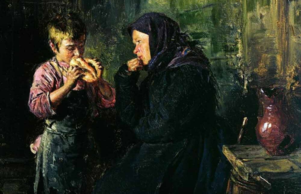 Хотела мать сына художника. Картина Владимира Егоровича Маковского свидание.